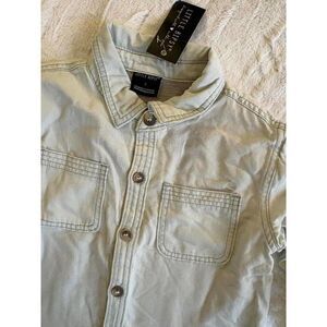 NWT Little Bipsy Denim Shirt Jacket Size 7